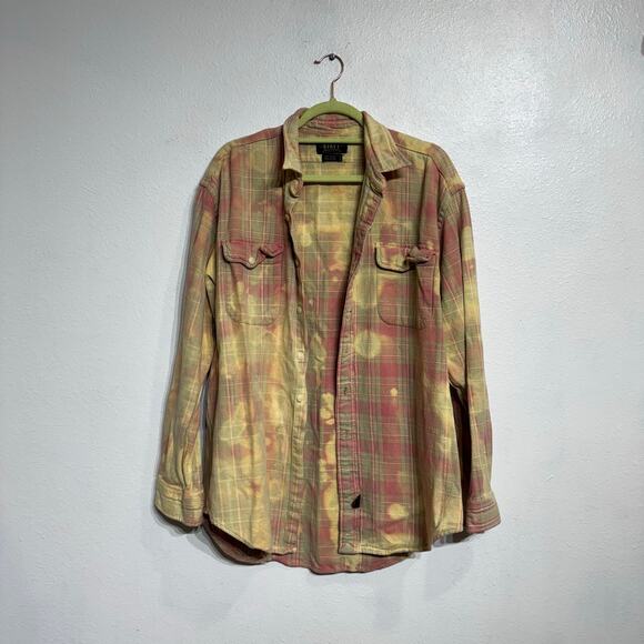 Barbie Pink Plaid Upcycled Shacket Sz M - Picture 2 of 12